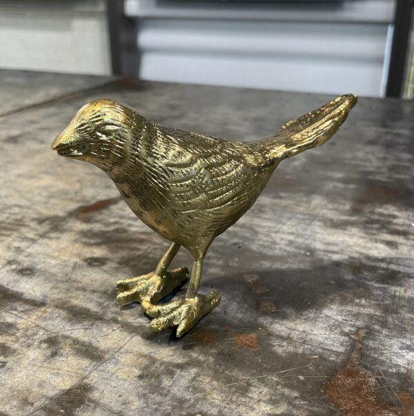 Antiqued Songbird Gold